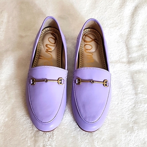 Sam Edelman Girls Lavender Slip On Loafers - Picture 1 of 7